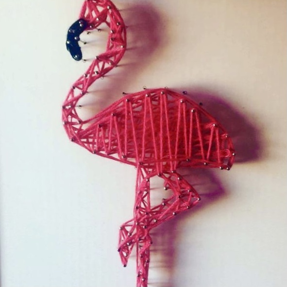 3D Flamingo